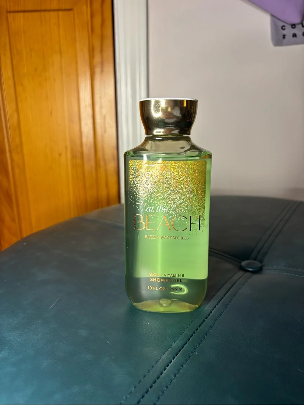 Bath & Body Works Teal 'At The Beach' Shower & Lotion Tote Set